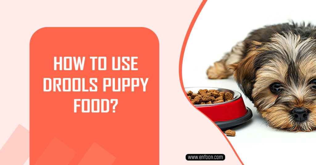 How to Use Drools Puppy Food